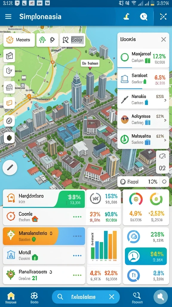 Visualisasi dunia yang menakjubkan dan menawan di dalam game.