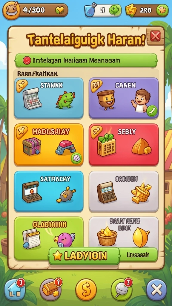 Screenshot menunjukkan fitur komunitas yang memungkinkan interaksi antar pemain.