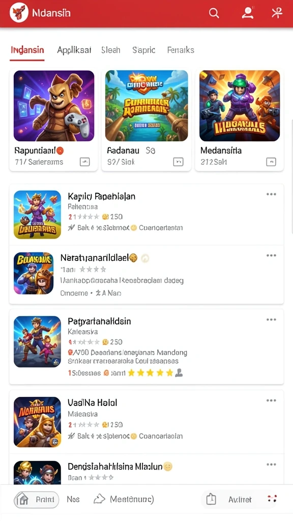 Screenshot menampilkan tantangan harian yang menarik.