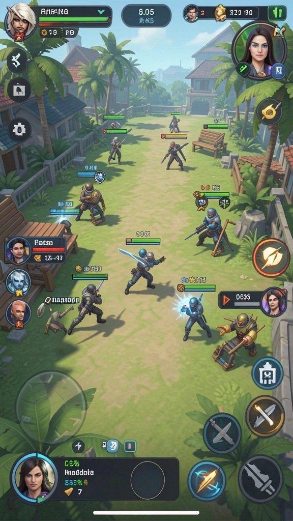 Bersaing dengan teman dalam mode multiplayer.