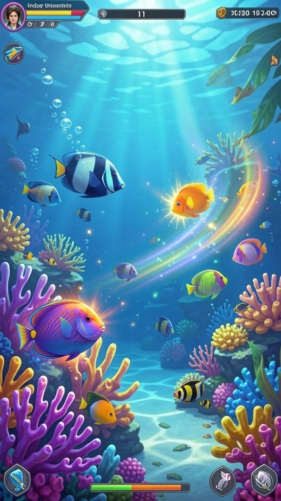 Screenshot yang menunjukkan mode multiplayer penuh aksi.