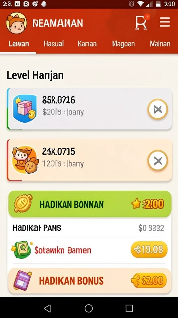 Antarmuka pengguna DEWATOGEL yang menarik dan intuitif.