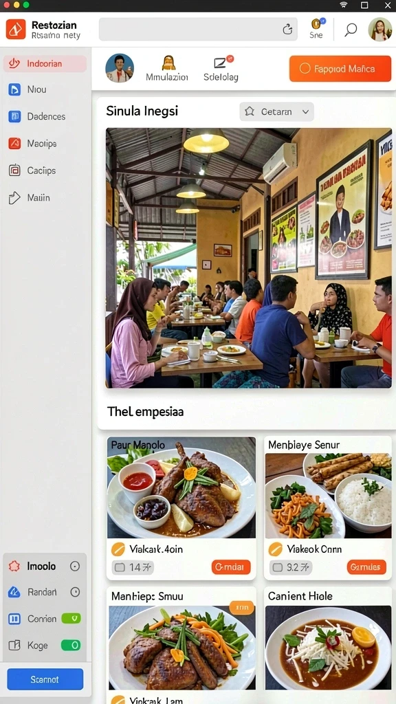 Desain antarmuka yang intuitif dan mudah digunakan.