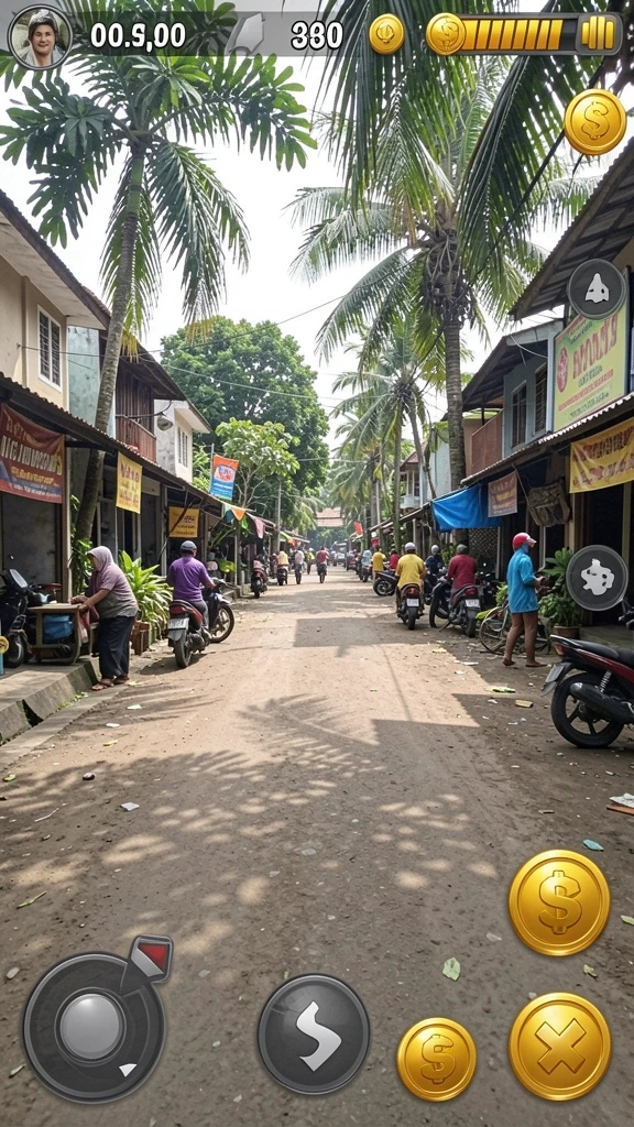 Gameplay yang seru dengan berbagai tantangan menarik.