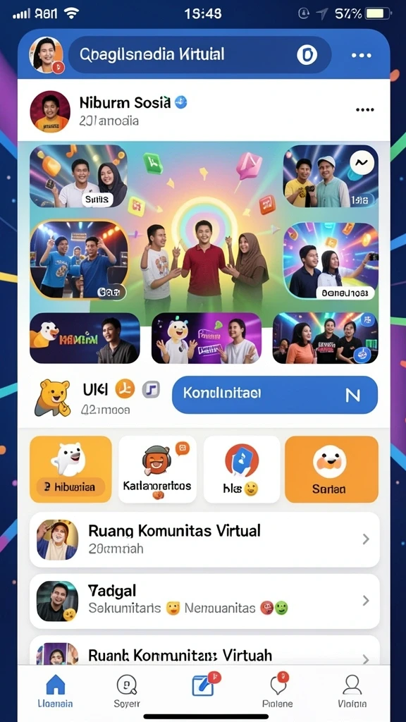 Mode multiplayer yang memungkinkan bersaing dengan teman.