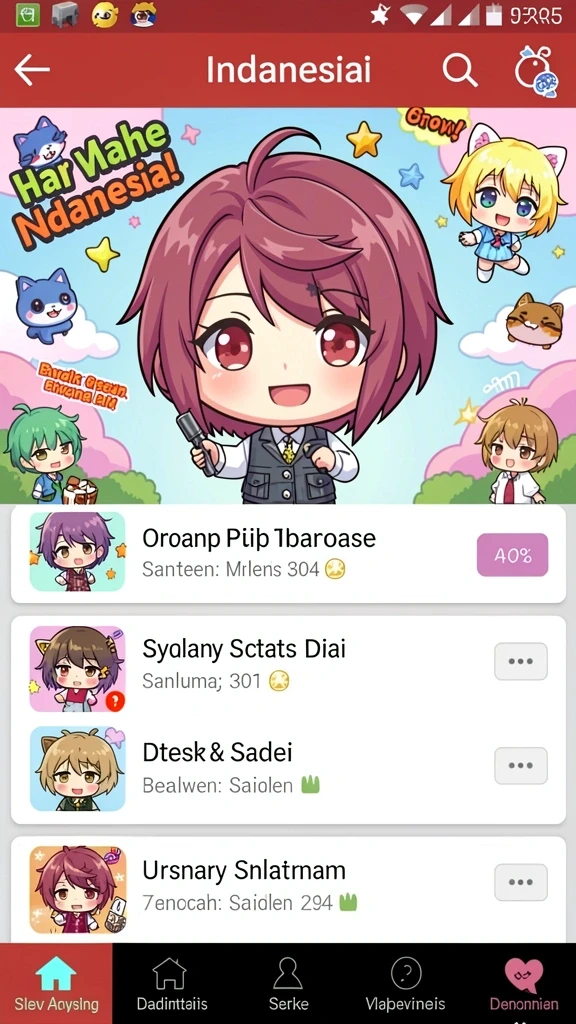 Tampilan antarmuka yang menarik dan user-friendly.