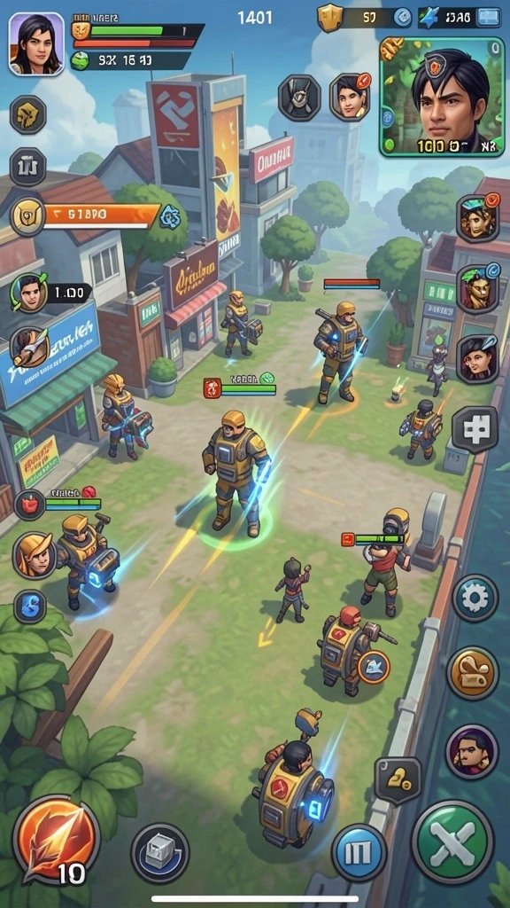 Visual grafis yang memukau dan detail.