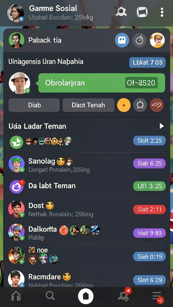 Tampilan antarmuka utama game ID678.