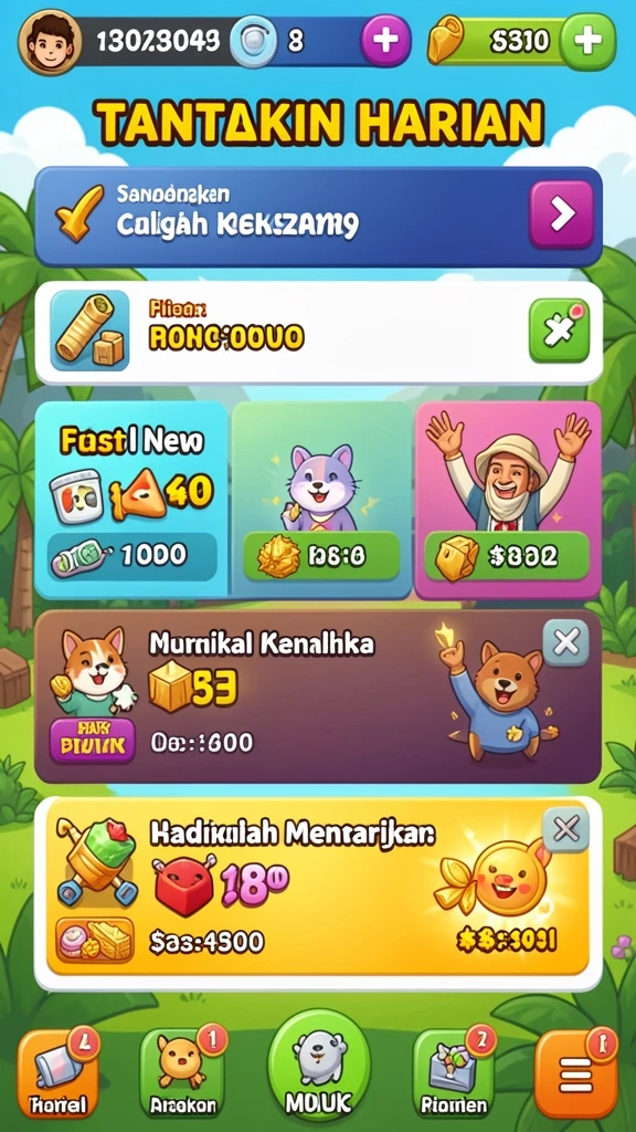 Grafik berkualitas tinggi yang memukau mata.