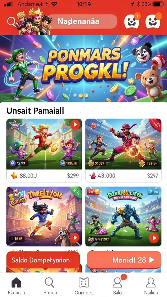 Mode multiplayer yang memungkinkan bermain dengan teman secara langsung.