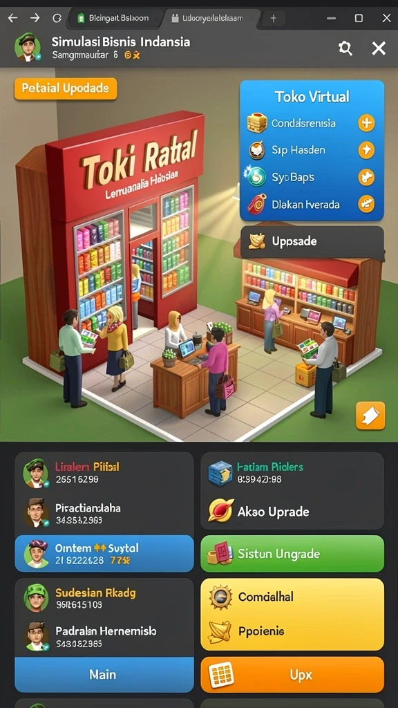 Screenshot menunjukkan fitur multiplayer saat bermain dengan teman.