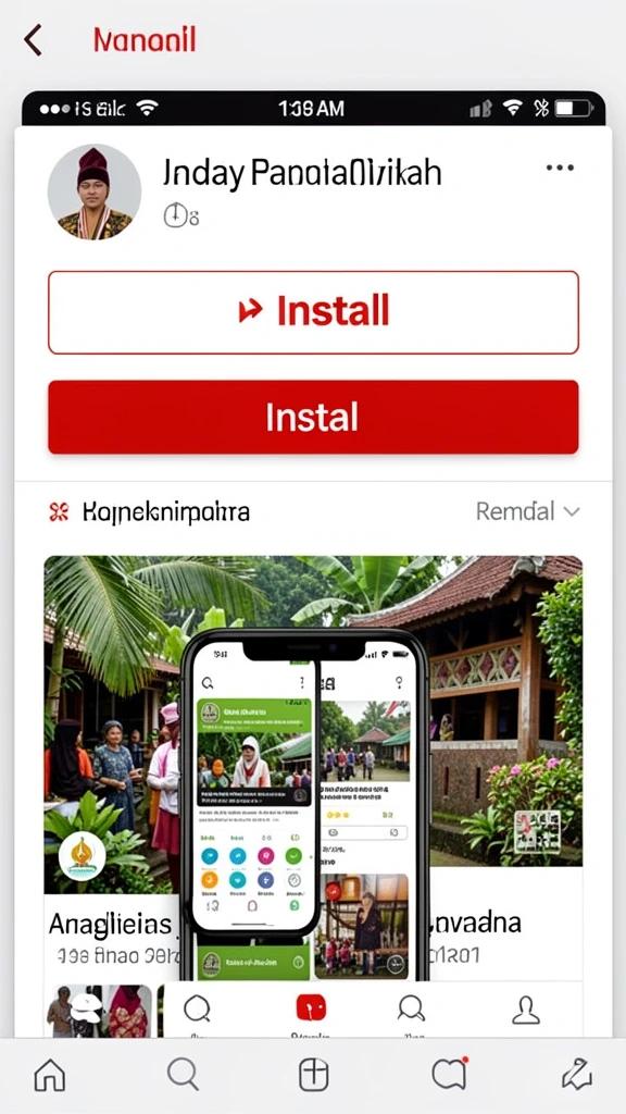 Tampilan antarmuka yang menarik dan modern.