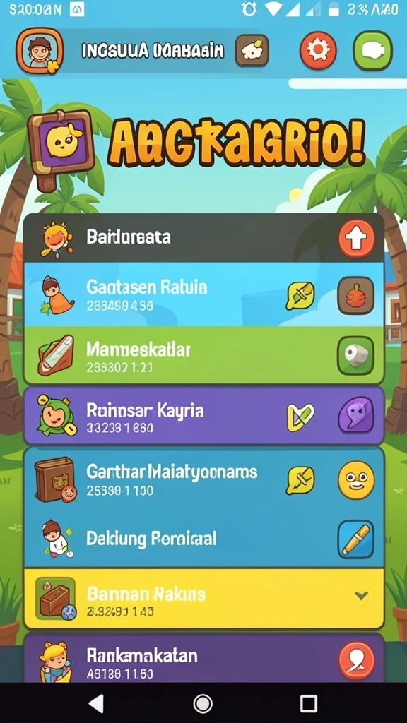 Tampilan antarmuka yang menarik dan user-friendly.