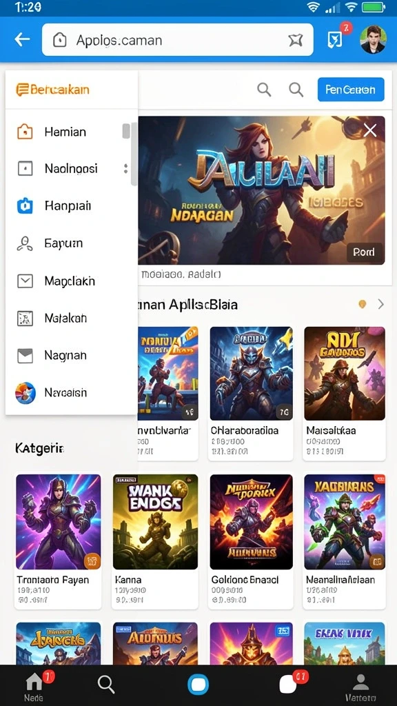 Tampilan antarmuka yang menarik dan mudah digunakan.