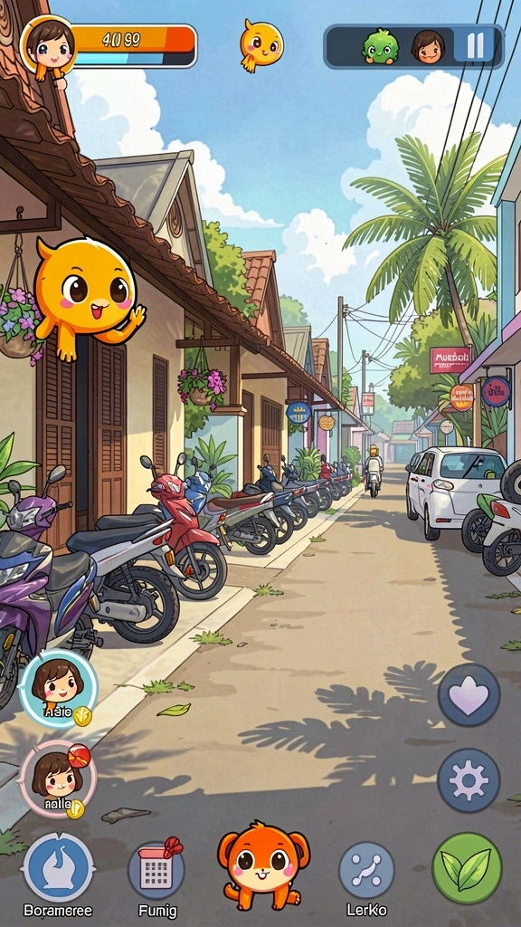 Turnamen memancing seru dengan pemain lain.