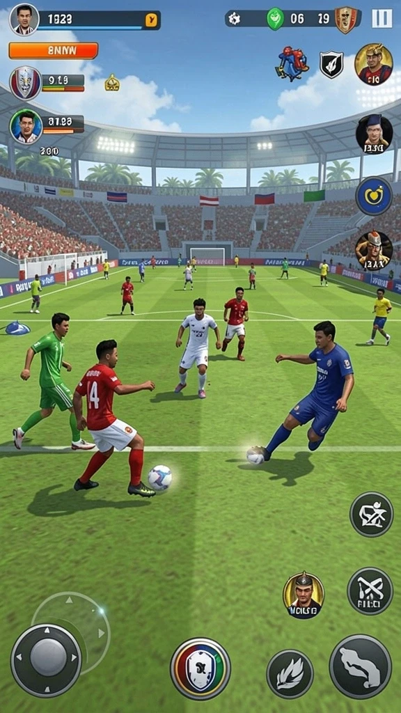 Screenshot menampilkan karakter utama dalam aksi.