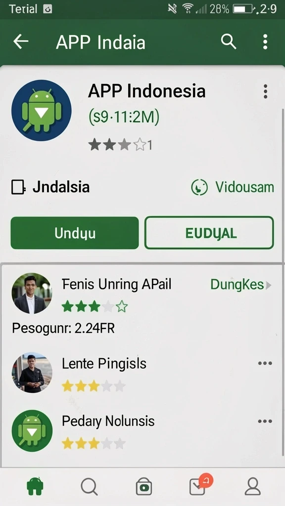 Tampilan antarmuka yang ramah pengguna dan mudah dinavigasi.
