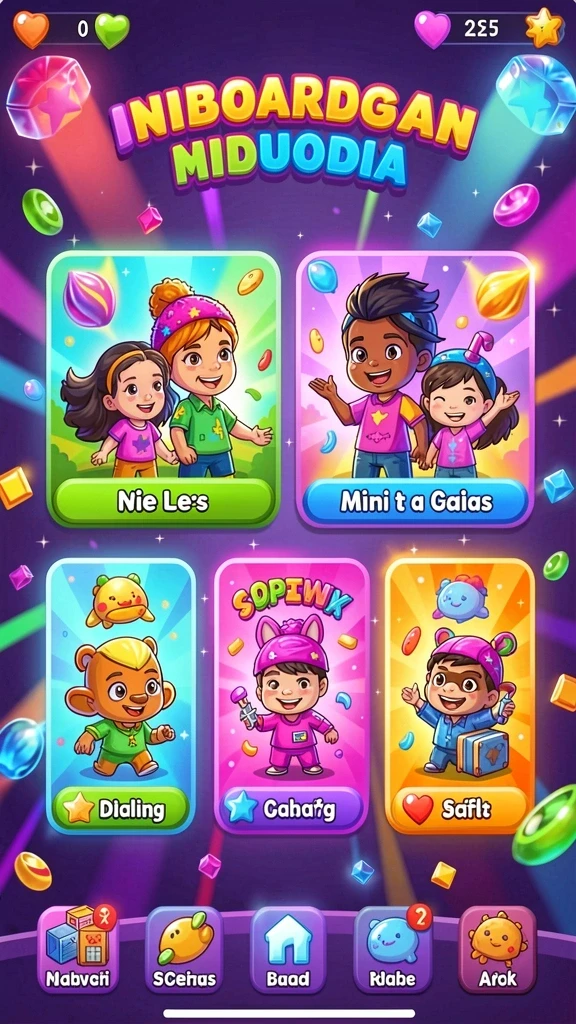 Gameplay yang dinamis dengan berbagai tantangan seru.