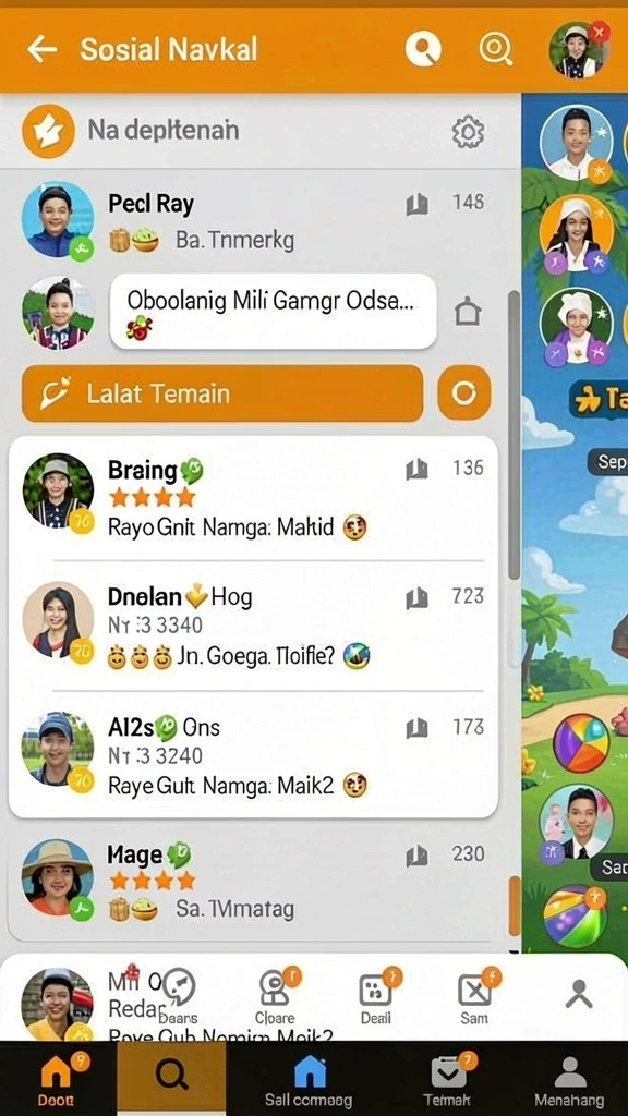 Tampilan antarmuka yang intuitif dan menarik.