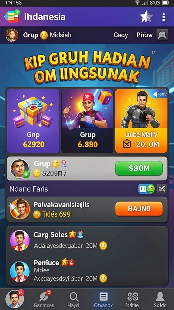 Komunitas aktif yang saling berbagi tips bermain.
