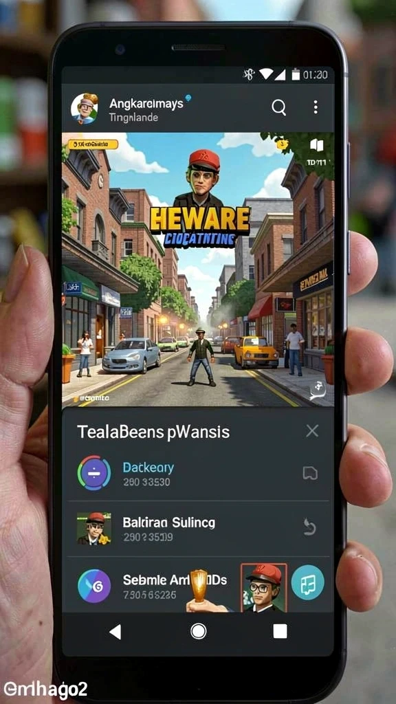 Tangkapan layar menunjukkan berbagai karakter yang bisa dimainkan.