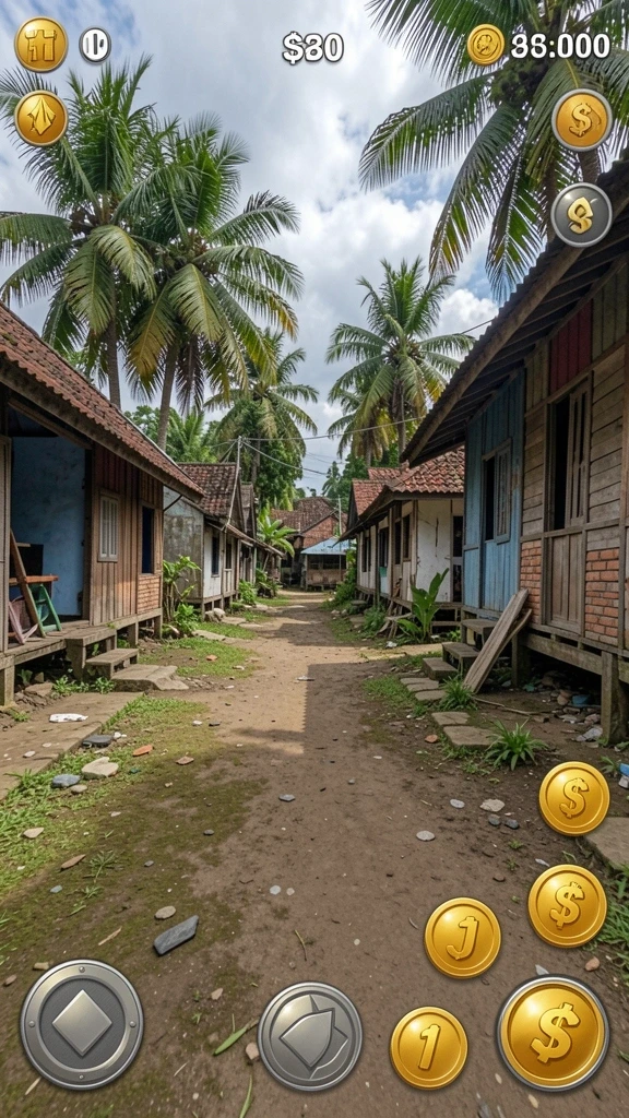 Momen seru saat berkompetisi dengan teman-teman.