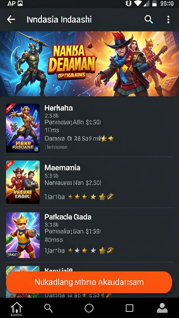 Grafis berkualitas tinggi yang memikat mata.