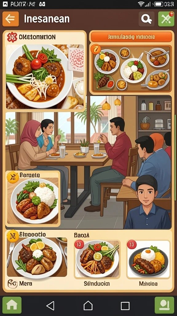 Tampilan antarmuka yang menarik dan mudah digunakan.