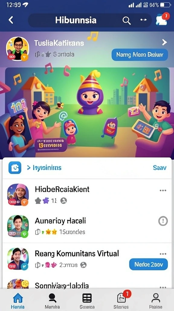 Screenshot memperlihatkan pilihan tema slot yang beragam.