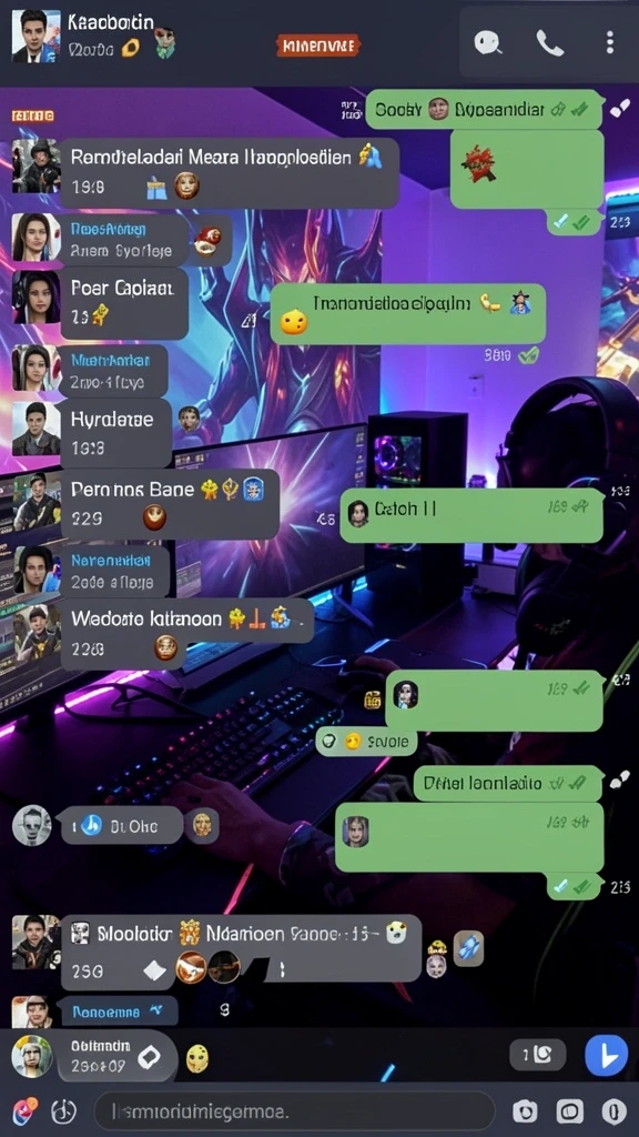Tampilan gameplay yang memukau dan seru.