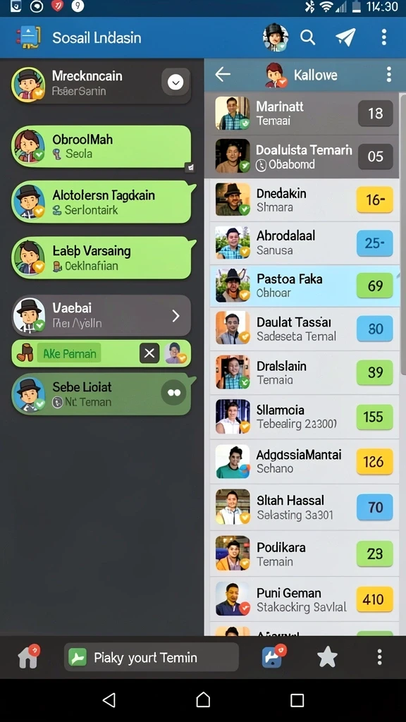 Tampilan antarmuka yang modern dan user-friendly.