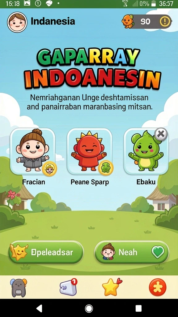 Ruang permainan dengan berbagai meja poker yang tersedia.