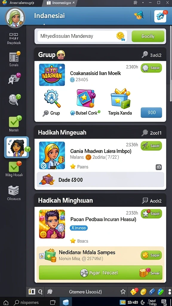 Fitur turnamen dengan hadiah menarik untuk para pemain.