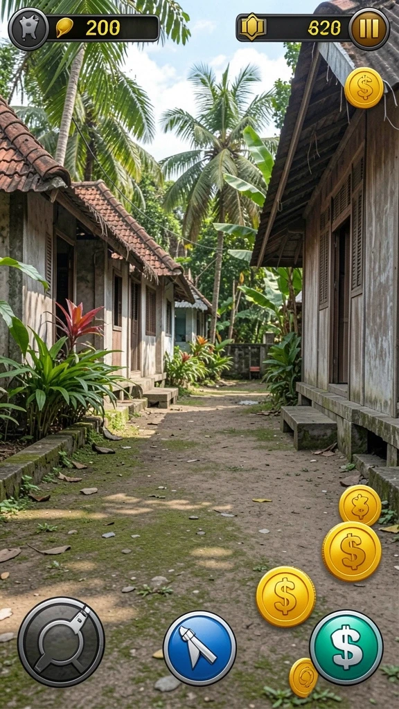 Screenshot fitur bonus dengan animasi yang menarik.